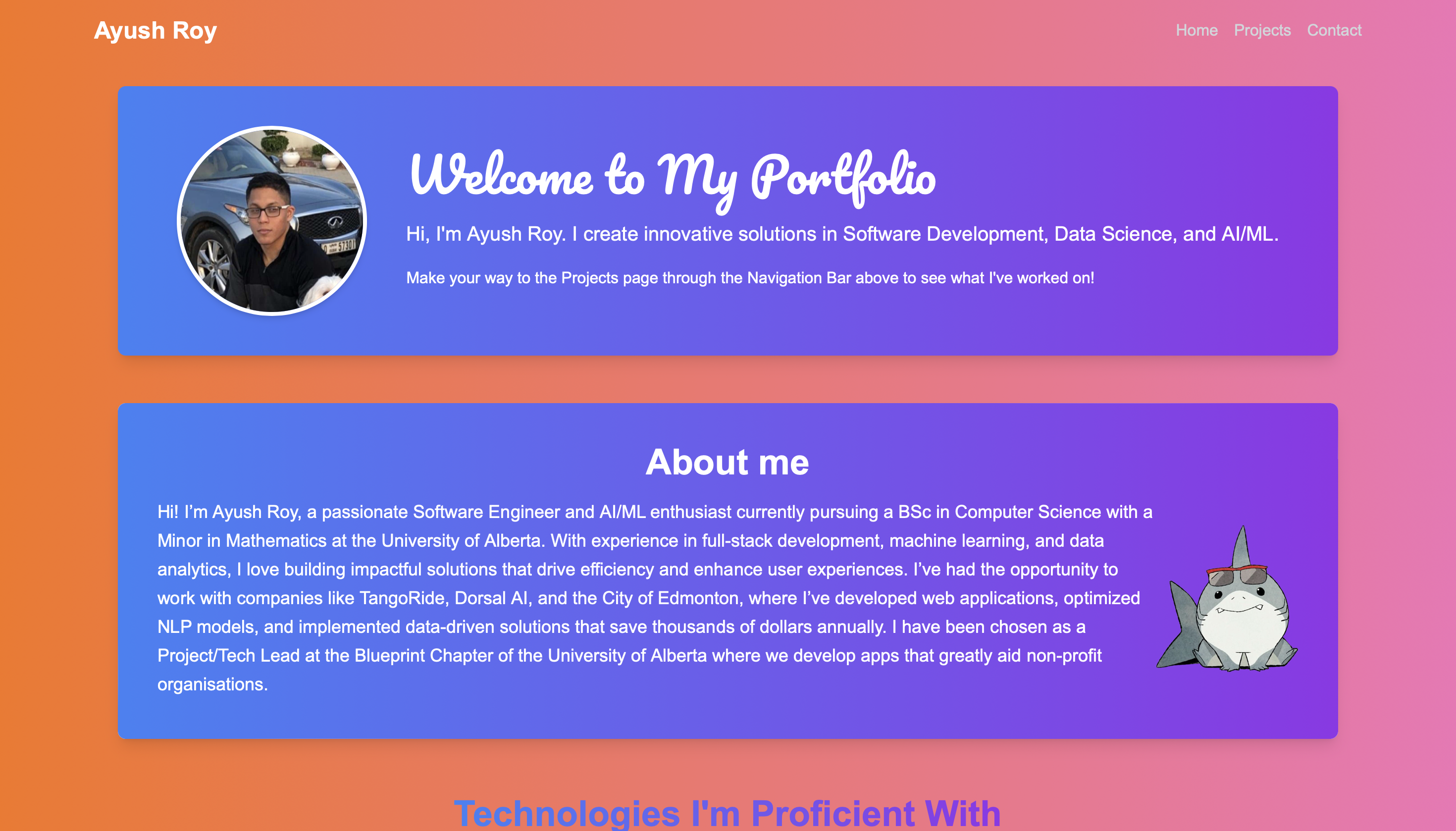 Personal Portfolio Website